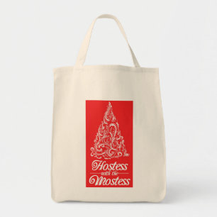 Hostess with the Mostess Unique Christmas Gift Mum Tote Bag