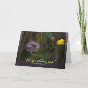 Höstfibblan Jag ger aldrig upp CC0780 Card