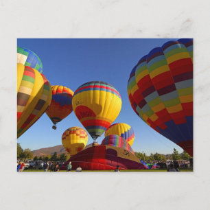 Hot Air Ballons Postcard