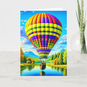 Hot Air Balloon Adventure Card