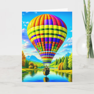 Hot Air Balloon Adventure Card