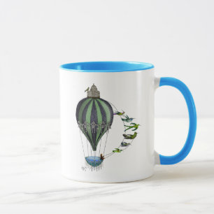 Hot Air Balloon and Birds Mug