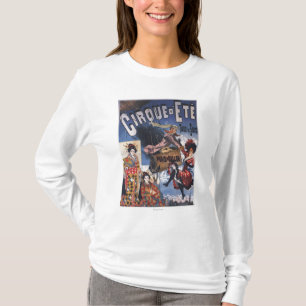 Hot-Air Balloon and Japanese Ladies Poster T-Shirt