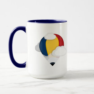 Hot Air Balloon and Pencil Mug