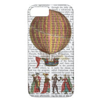 Hot Air Balloon And People