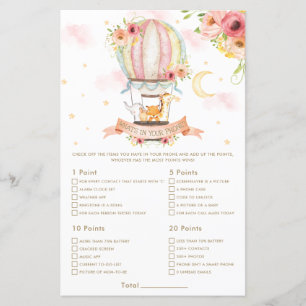 Hot Air Balloon Animals What's In Your Phone Game