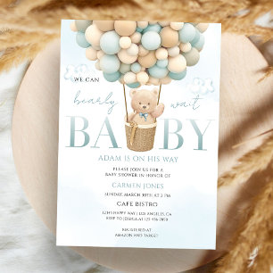 Hot Air Balloon Baby Shower Invitation