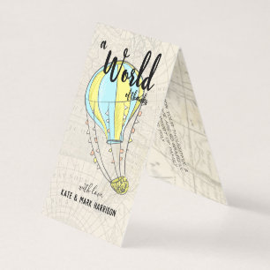 Hot Air Balloon Baby Shower   Thank You Note