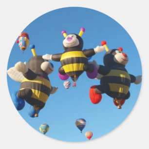Hot Air Balloon - Ballooning Classic Round Sticker