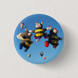 Hot Air Balloon Bees - NM Festival Pins