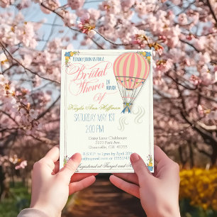 Hot Air Balloon Bridal Shower Invitation. Invitation