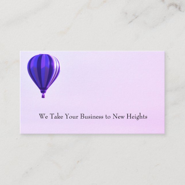 Hot Air Balloon Business Card (Front)