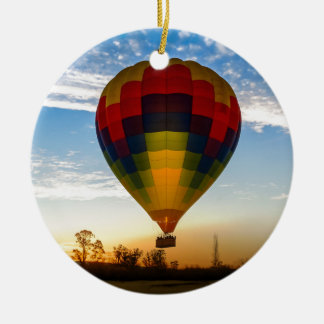 Hot Air Balloon Ceramic Tree Decoration