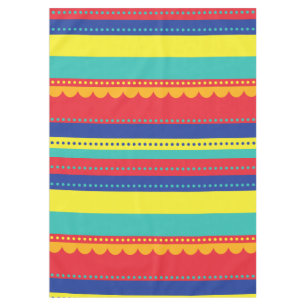 Hot Air Balloon Colourful Birthday Party Tablecloth