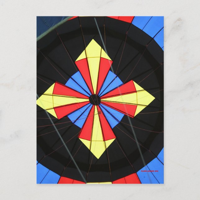 Hot air Balloon, Compass! Postcard (Front)