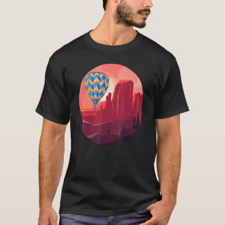 Hot Air Balloon Cool Flying for Ballooning Enthusi T-Shirt
