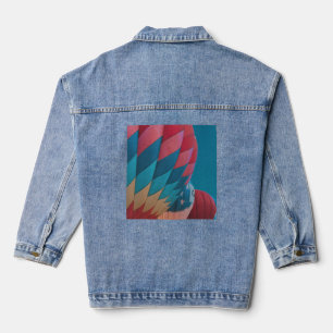 hot air balloon denim jacket
