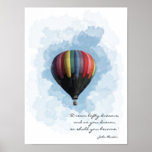 Hot Air Balloon Dream Poster