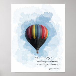 Hot Air Balloon Dream Poster