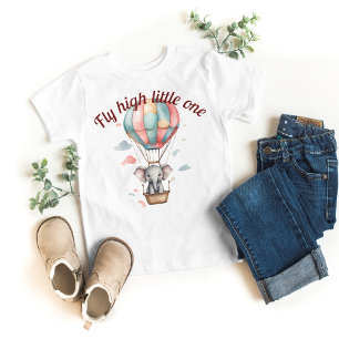 Hot Air Balloon Elephant Baby T-Shirt