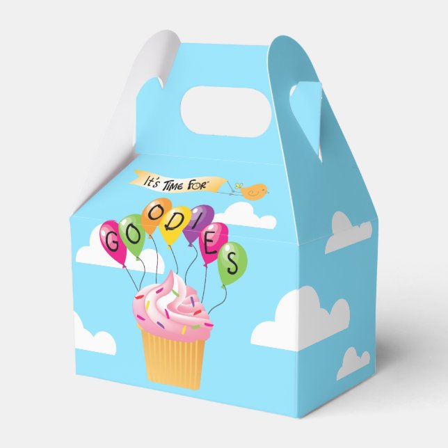 Hot air balloon favour box (Front Side)