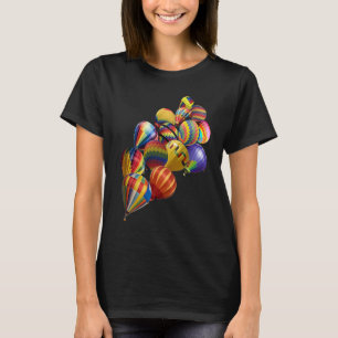 Hot Air Balloon Festival Flying Aviation Basket F T-Shirt