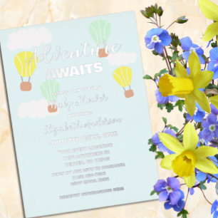 Hot Air Balloon Gender Neutral Baby Shower