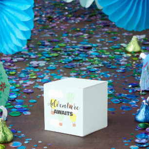Hot Air Balloon Gender Neutral Baby Shower Favour Box