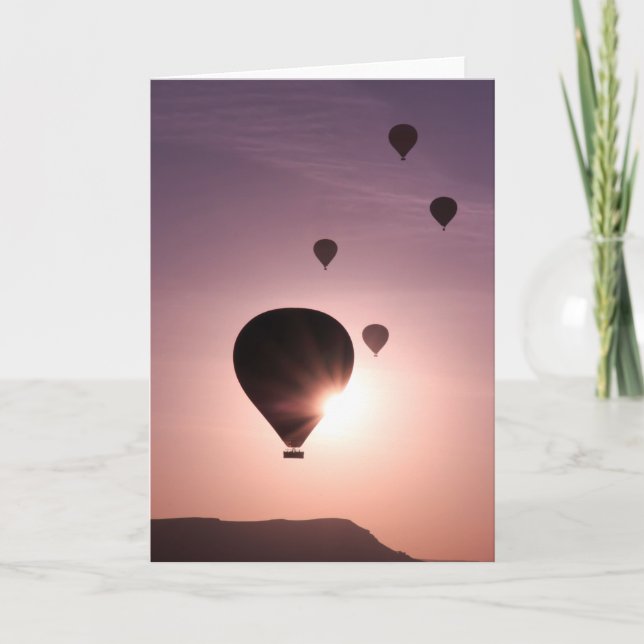 Hot Air Balloon in Goreme Card (Front)