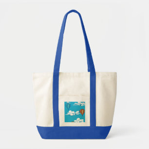 Hot Air Balloon in the Sky on a tote bag