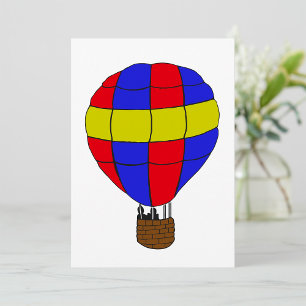 Hot Air Balloon Invitation