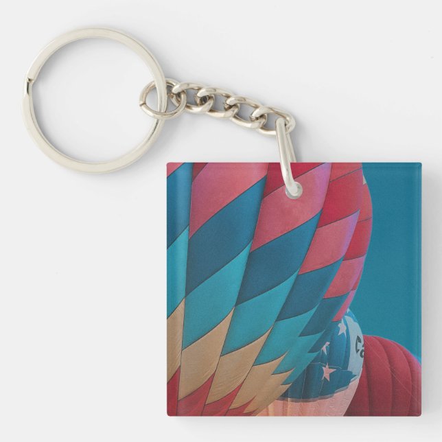 hot air balloon  key ring (Front)