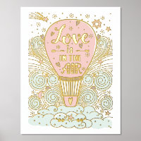 Hot Air Balloon "Love Is In The Air"