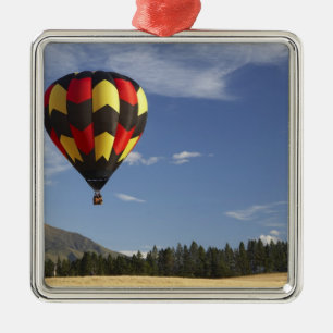 Hot Air Balloon near Wanaka, South Island, New Metal Tree Decoration