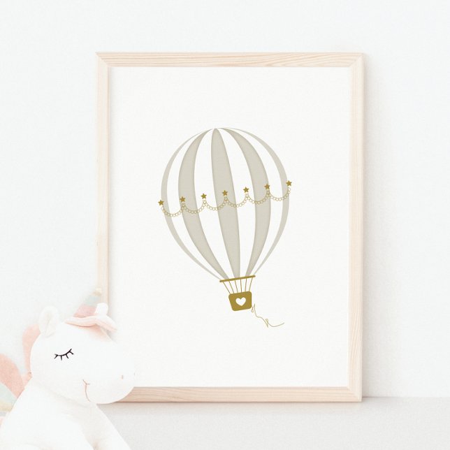 Hot Air Balloon Nursery Decor Poster (Creator Uploaded)
