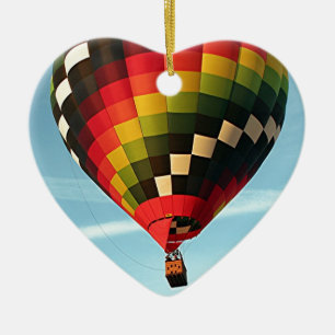 Hot air balloon, Orlando, Florida, USA 1 Ceramic Tree Decoration
