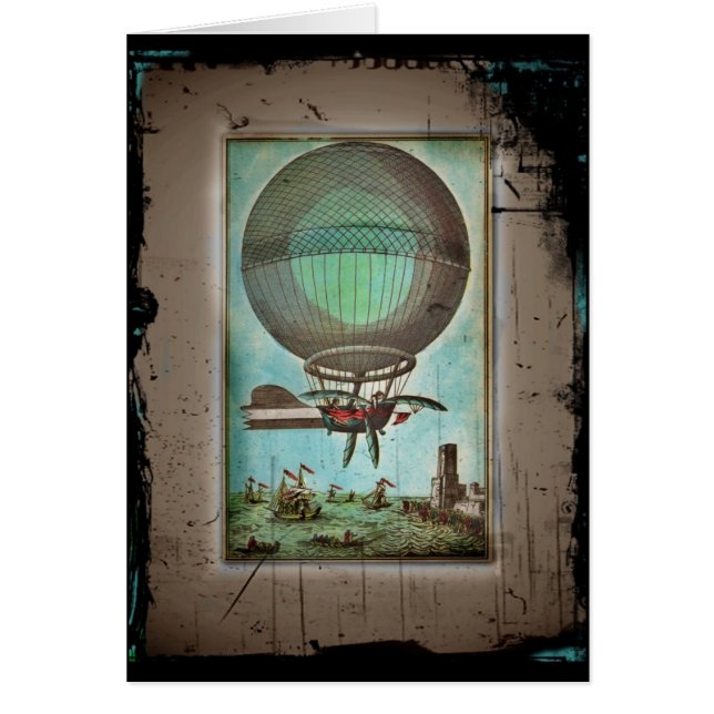 Hot Air Balloon Over the Harbour (Front)