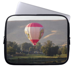 Hot air balloon over the Yakima River Laptop Sleeve