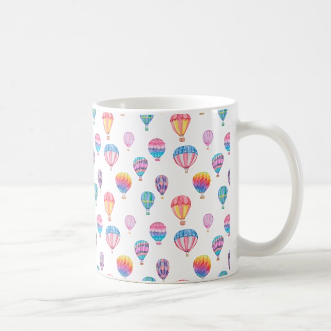 Hot Air Balloon Pattern Coffee Mug (Right)