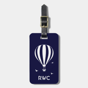 Hot Air Balloon Personalised Luggage Tag
