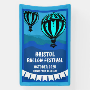 Hot Air Balloon Pilot Festival Banner