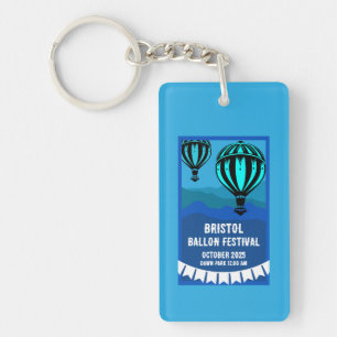 Hot Air Balloon Pilot Festival Key Ring