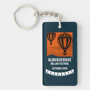 Hot Air Balloon Pilot Festival Key Ring