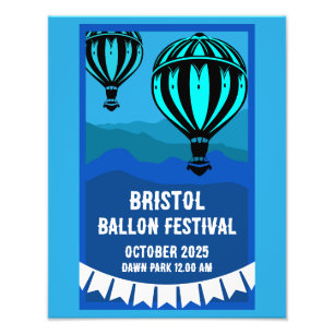 Hot Air Balloon Pilot Festival Photo Print