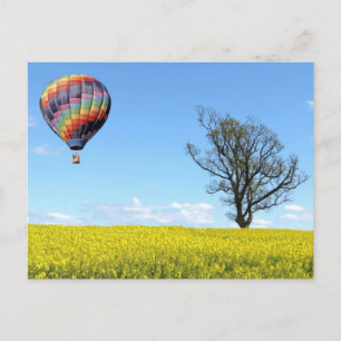 Hot Air Balloon Postcard