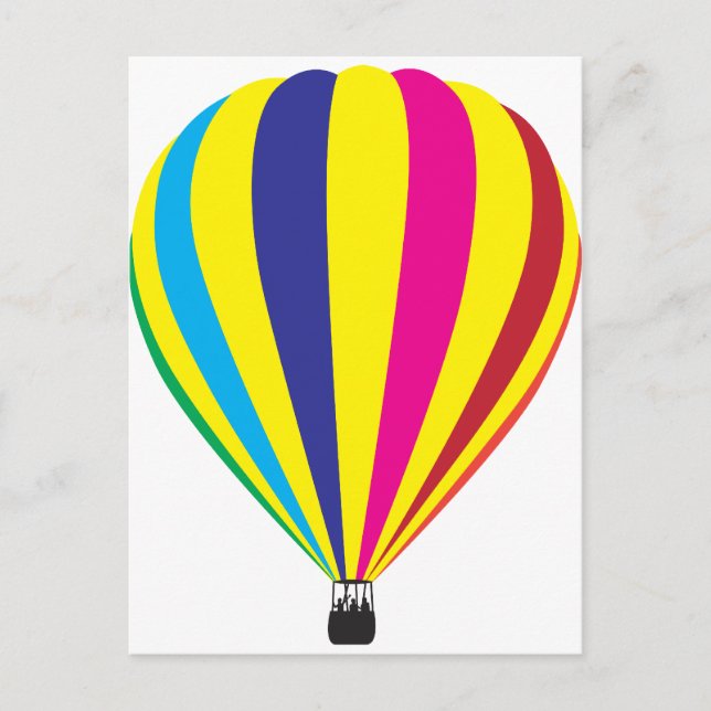 Hot Air Balloon Postcard (Front)