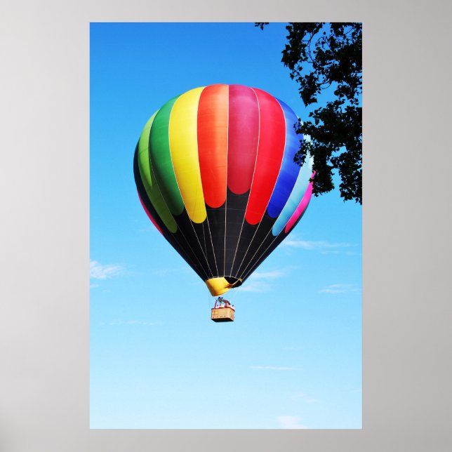 Hot Air Balloon Poster (Front)