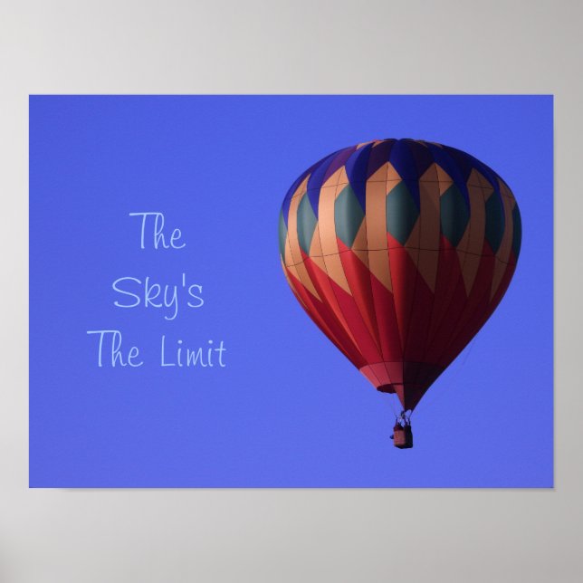 Hot Air Balloon Poster (Front)