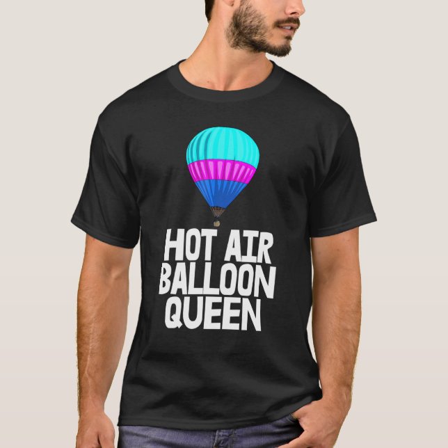 Hot Air Balloon Queen Tees Hot Air Balloon  Women (Front)