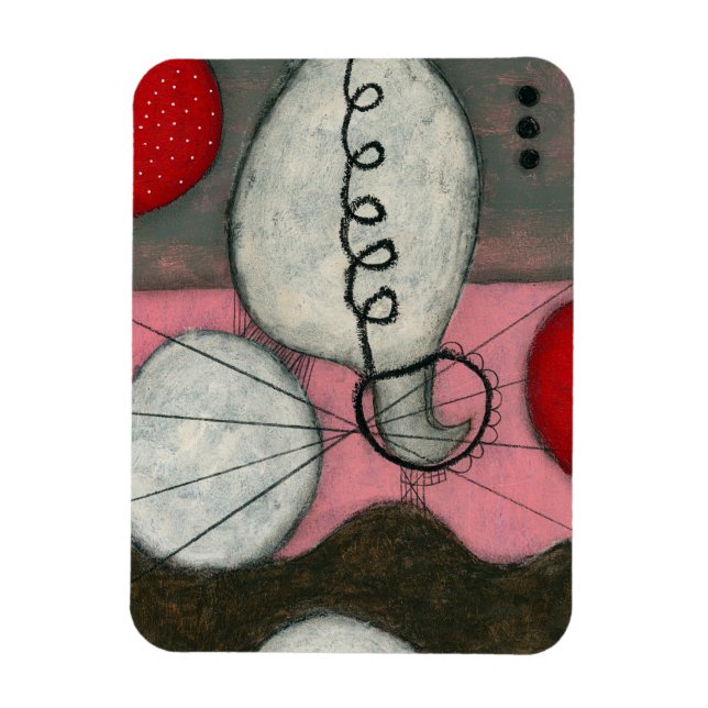 Hot Air Balloon Refrigerator Magnet (Vertical)
